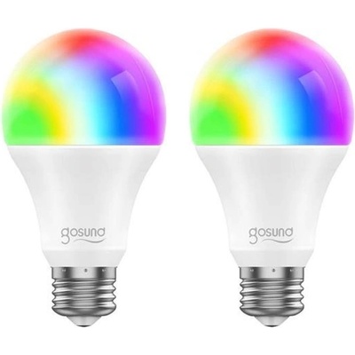GOSUND Smart LED žiarovka E27 8W RGB WB4 WiFi Tuya sada 2ks