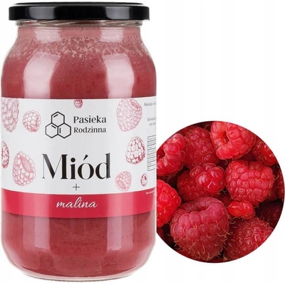 Krémovaný med s malinou 1150 g z rodinnej Pasieky