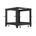 Lanberg отворена стойка 19" 9U 600x600-1100 регулируема черна (or01-6109-b)