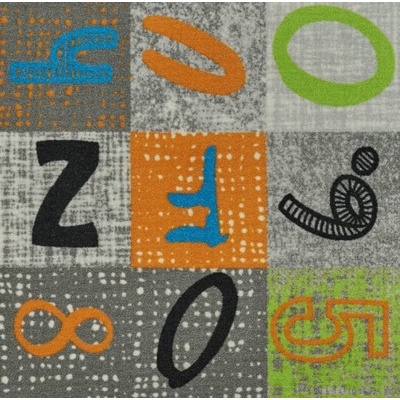 Jutex Alphabet 150 Šedá metráž 4 m