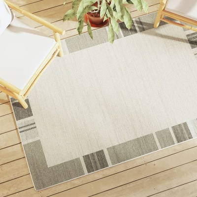 vidaXL Килим за открито и закрито къс косъм шарен 120x180 см (4007212)
