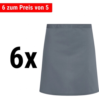 G.Gastro 6 ks Karlowsky Zástěra do pasu Basic antracit D9785704