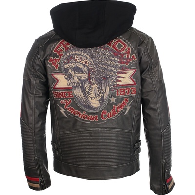 AFFLICTION мъжко яке affliction - ac moto club - 110ow432-bk