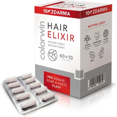Colorwin Hair Elixir 60+10 kapsúl