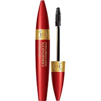 Dermacol Obsesión Volume & Lenght спирала за обем и удължаване на миглите 12 ml нюанс Black