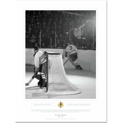 Mustang Plagát Montreal Canadiens NHL Memorabilia Referee Frank Udvari x Black & White Classic 12" x 16"