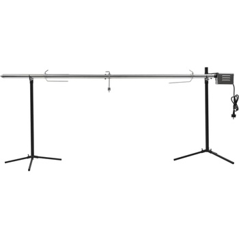 HABA Шиш за чеверме с мотор, неръждаема стомана, 207x45x81 см (V44644)