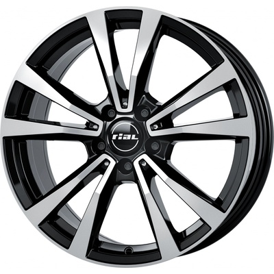 RIAL M12X 9x20 5x112 ET20 black polished
