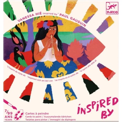 DJECO Комплект за рисуване Djeco - Вдъхнови се от Paul Gauguin (DJ09372)