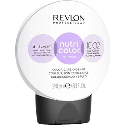 Revlon Nutri Color Filters Barevná maska na vlasy 1002 Pale platinum 240 ml