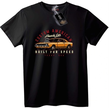 NOONEBRAND Тениска Custom американски мускулен автомобил - 2XL, Black