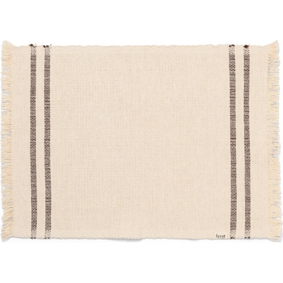 Ferm Living Подложка за чинии Savor 50 см бяло-шоколадова (1104266409)