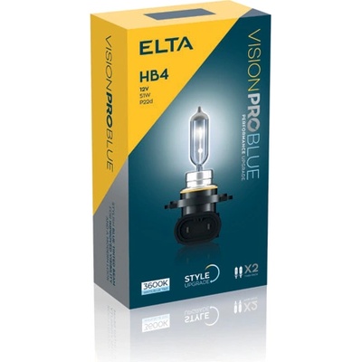 elta HB4 12V 51W Vision PRO BLUE BOX 2ks (1553)