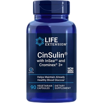 Life Extension CinSulin with InSea2 and Crominex 3+ [90 капсули]