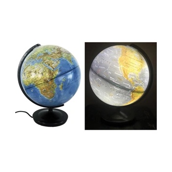 Глобус ф26см, с осветление, БГ (03290-А)