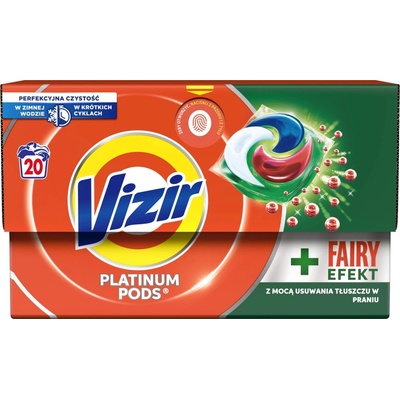 Vizir Platinum PODS Fairy Effect Kapsle na praní 20 PD 424 g