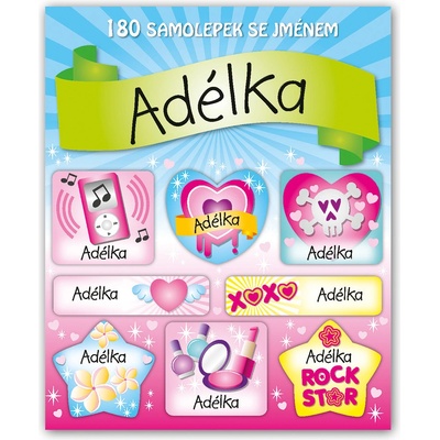 ARGUS Veselé nálepky samolepky s menom Adélka