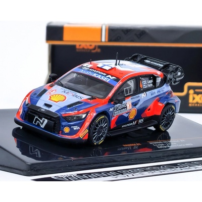 Ixo-models Hyundai I20 N Rally1 Team Shell Mobis Wrt N 4 8th Rally Montecarlo 2023 Lappi Esapekka Janne Ferm 2 Tóny Modré Červené 1:43
