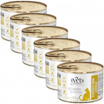 4Vets Cat Natural Veterinary Exclusive URINARY 6 x 185 g