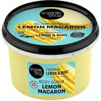 Organic Shop telový peeling lemon macaron LE 250 ml