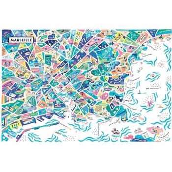 Grafika - Puzzle Marseille - 1 000 piese