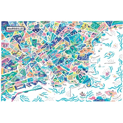 Grafika - Puzzle Marseille - 1 000 piese