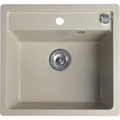 SAPHO - Кухненска мивка 53x50 cm гранит/бежова (SH0427)