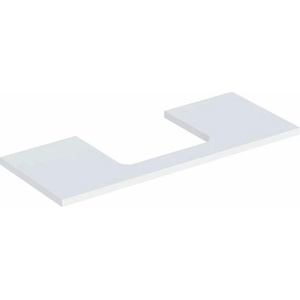 Geberit Плот за мивка Geberit One с централен изрез, матово бяло, 120 см (505.285.00.2)