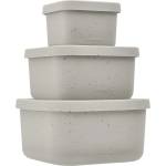 KikkaBoo Комплект кутии за храна KikkaBoo Platinum Silicone - Sand, 3 броя (31302050010)