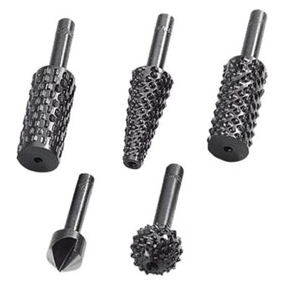 WOLFCRAFT rašple sada 4ks + záhlubník dřevo/kov 080-2540000