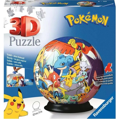 Ravensburger - Puzzle Puzzleball: Pokémon 3D - 40 - 99 piese