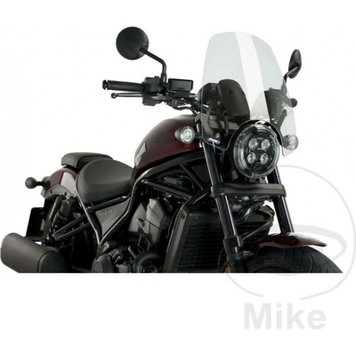 Puig plexi TOUR NEW GEN PUIG transparent HONDA CMX 1100 A REBEL ABS 21-24, CMX 1100 D REBEL DCT ABS 21-24, CMX 1100 TA REBEL ABS 23-24, CMX 1100 TD REBEL DCT ABS 23-24