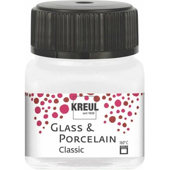 Kreul Classic Боя за стъкло и порцелан Metallic Mother of Pearl White 20 ml 1 бр (16238)