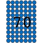 APLI Етикети, кръгли, 19 мм, цветни, a5, apli, сини, 560 етикета в опаковка 12104 (12104)