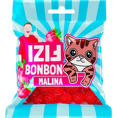 Fizi Bonbon Ultra Malinové 80 g