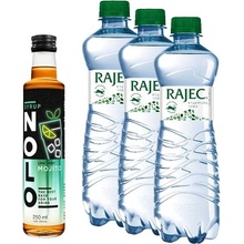 Nolo Mojito sirup 250 ml & Rajec jemně perlivá 3 x 0,75 l