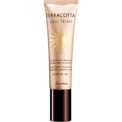 GUERLAIN Terracotta Joli Teint Beautifying Foundation rozjasňujúci make-up pre prirodzený vzhľad SPF20 Ebony 30 ml