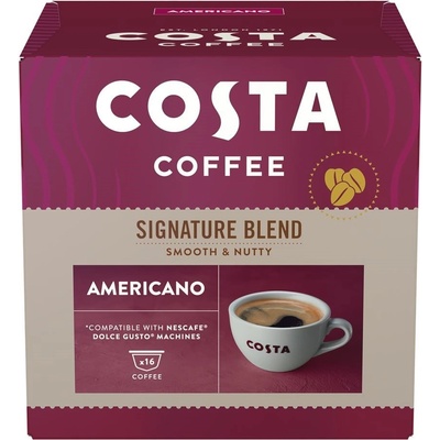 Costa Coffee Signature Blend Americano 16 kapsúl pre Dolce Gusto kávovary