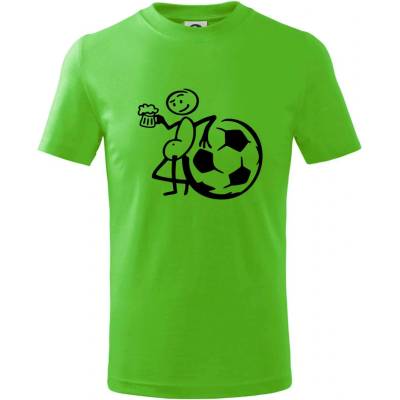 Veľký futbalista tričko Apple Green