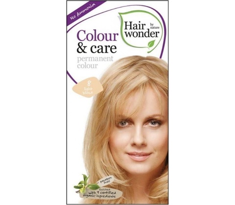 Hairwonder přírodní dlouhotrvající barva BIO světlá blond 8