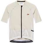 CafÉ du cycliste Мъжка фланелка с къс ръкав за колоездене CAFÉ DU CYCLISTE Magda Cycling jersey - Chalk - размер XL (056-4291-0114)