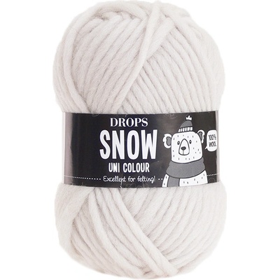 Příze DROPS Snow uni color 88 - křída