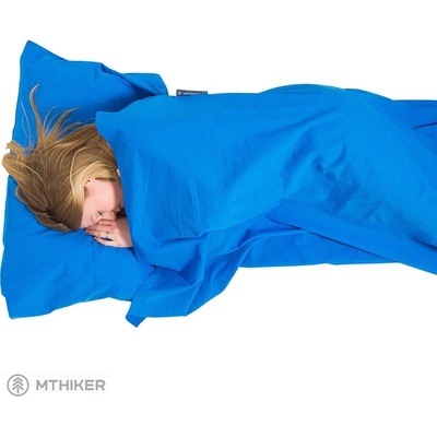 Lifeventure Cotton Sleeping Bag Liner Rectangular modrá – Zboží Dáma