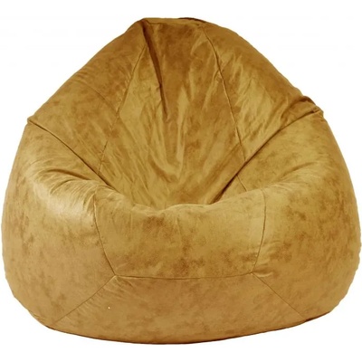 Pufrelax Пуф круша 520л. , Nirvana Gigant - Amber, Перящ се калъф, Пълнеж от Полистиролни перли, Гама Premium