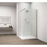 POLYSAN Esca - Душ стена Walk-In 110x210 см, Antidrop, матирано стъкло/матова мед ES1111-09 (ES1111-09)