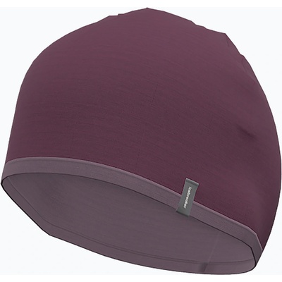 Čiapka icebreaker Merino 200 Oasis Reversible Beanie berry/grey plum