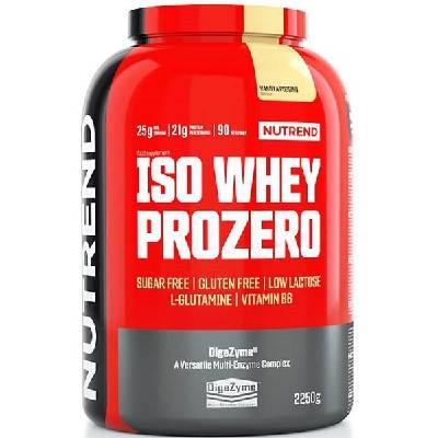 Nutrend Iso Whey Prozero 2250g - bílá čokoláda + BCAA Liquid 1000 ml AKCIA