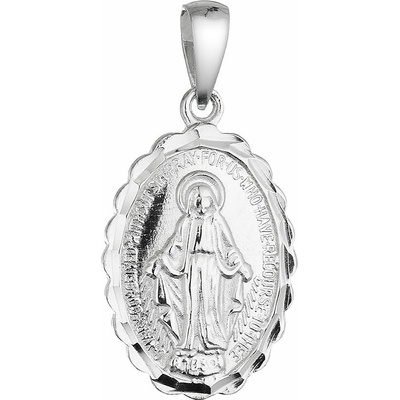 Pavona Strieborný prívesok madailónik Madonka 64090