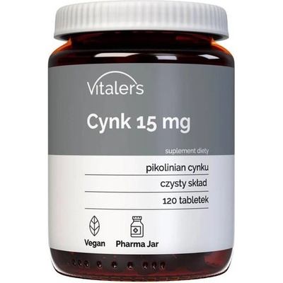 Vitaler's Цинк пиколинат, 15 mg, 120 таблетки, Vitaler's (406132 (VIT-0613) VIT)
