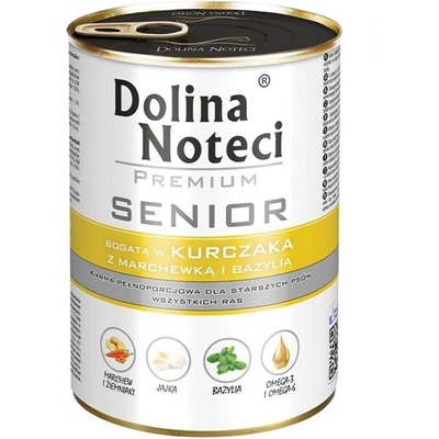 Dolina Noteci Premium Senior Богат с Пиле с Морков и Босилек 400 г
